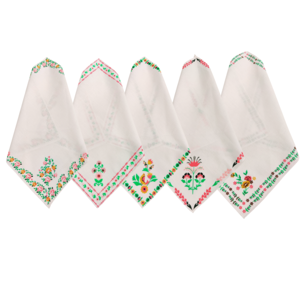 JL-1228-FLORAL PRINTS - PREMIUM HANKIES FOR LADIES